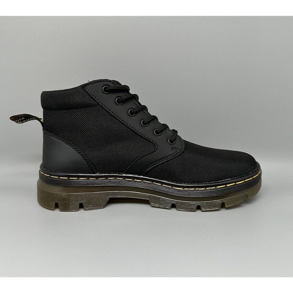 Dr. Martens BONNY Black Leather Lace Up Round Toe Boots Men’s Sz 6 Women’s Sz 7‎ - Picture 7 of 12